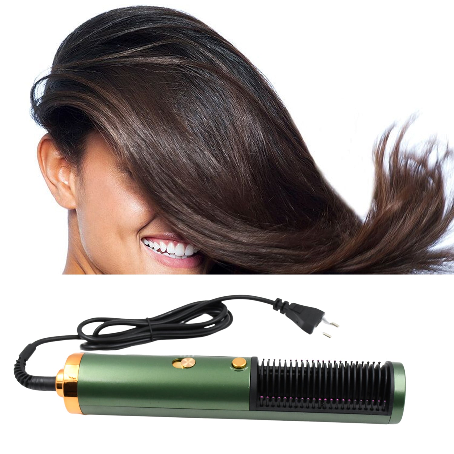 Hair Straightener Comb, Anti Scald Hot Comb Negative Ion Hair Straightener Brush Straightener 3 Gear Constant Temperature for Quick and Professional Hair Salon at Home (1200w) Hair Straightener Comb, Anti Scald Hot Comb Negative Ion Hair Straightener Brush Straightener 3 Gear Constant Temperature for Quick and Professional Hair Salon at Home (1200w)